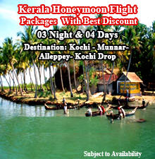 kerla honeymoon flight packages with best discount